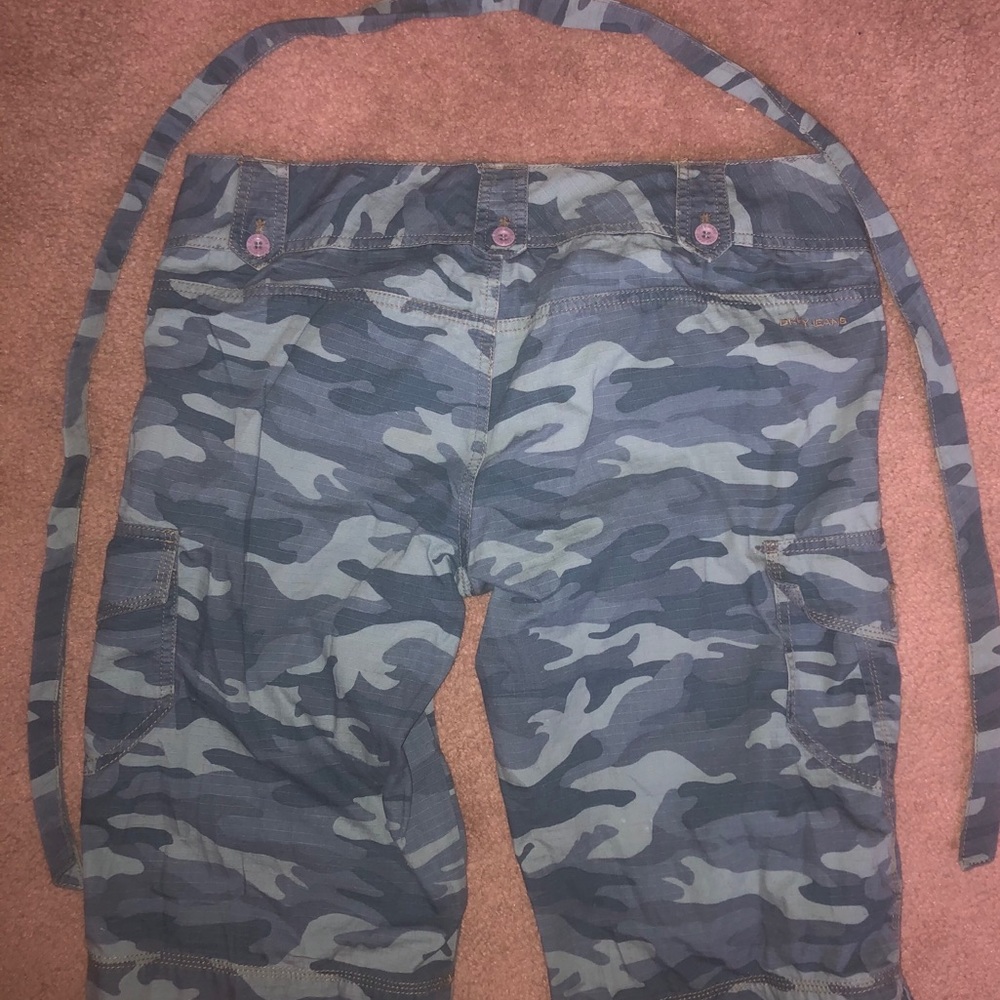 Camouflage DKNY cargo pants